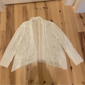 Elie Tahari White Cardigan